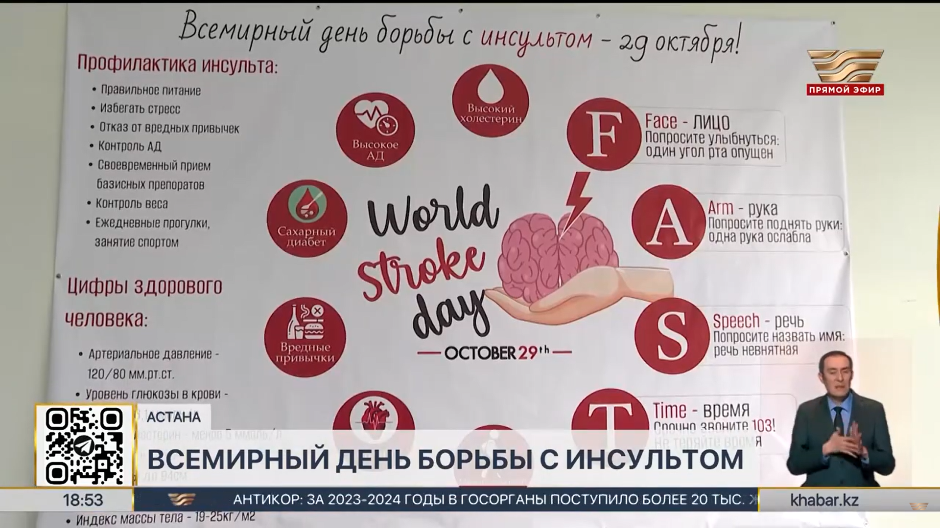 День борьбы с инсультом отмечается в мире