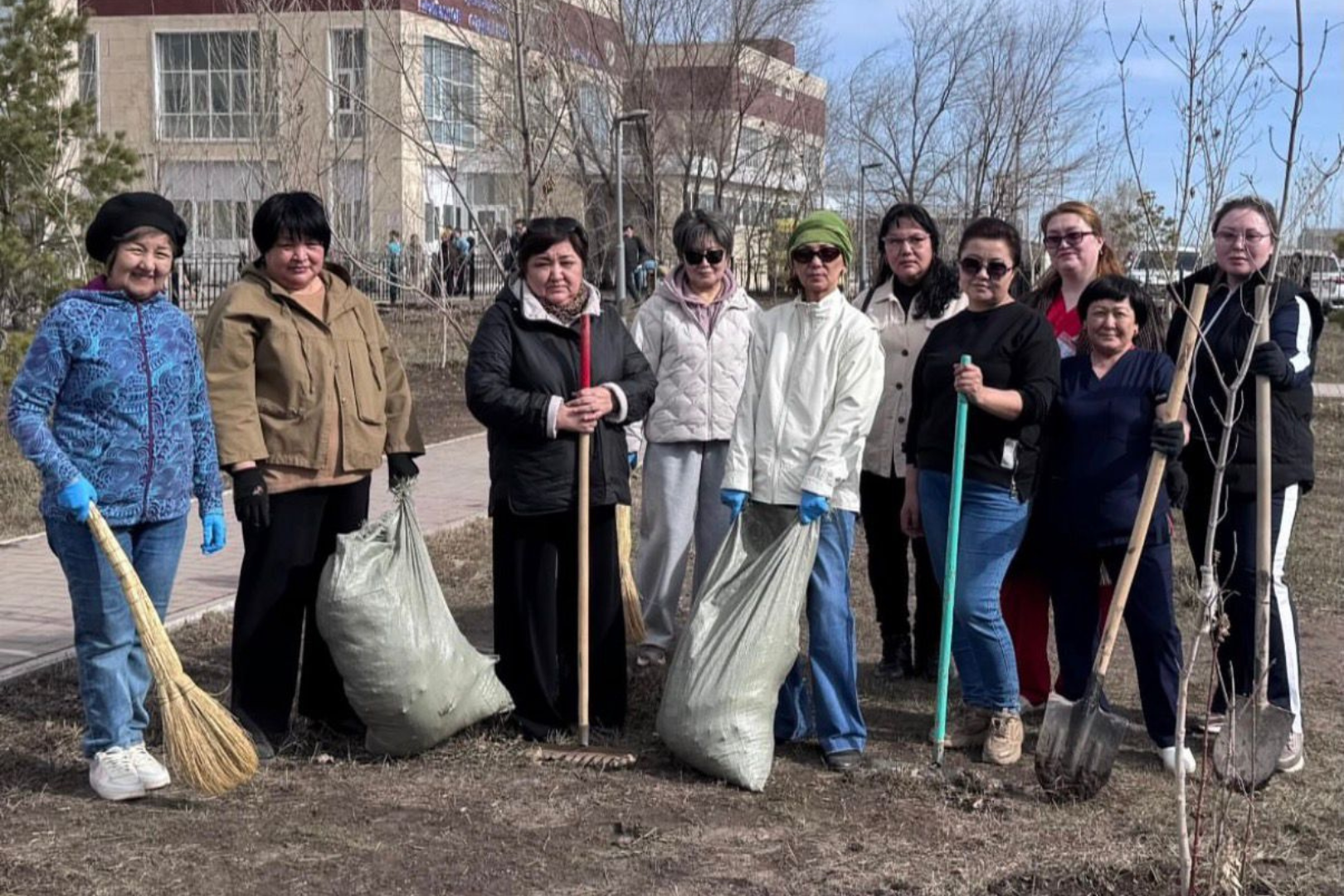 Субботник в МГБ №1