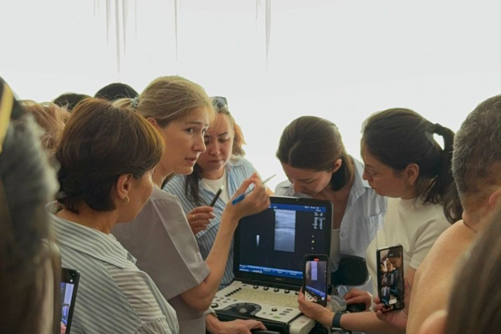 В МГБ №1 прошел образовательный курс «Ультразвуковая визуализация в условиях ОАРИТ»